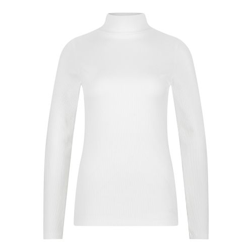 Ten Cate Thermo Dames Rib Shirt Longsleeve High Neck Wit
