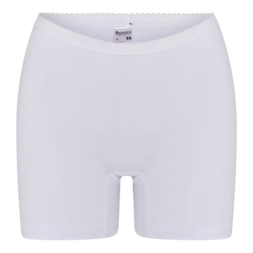 Beeren Dames boxershort Softly met lange pijp 2Pack Wit