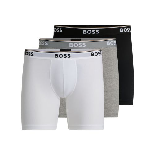 Hugo Boss Heren Boxershort Long 3Pack Power Mix
