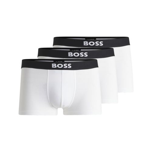Hugo Boss Heren Trunk BOSS One 3Pack Wit