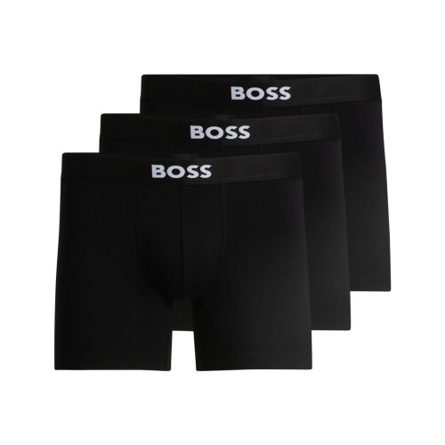 Hugo Boss Heren Boxer Briefs BOSS One 3Pack Zwart
