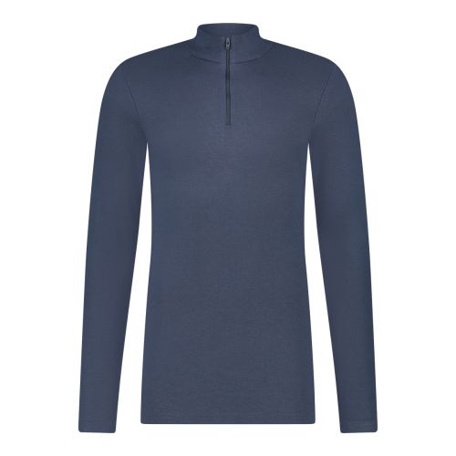 Ten Cate Heren Thermo Shirt Zipper Longsleeve Navy