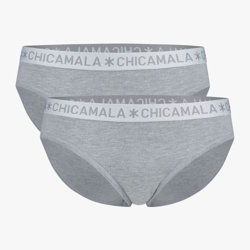 MuchachoMalo BASIC Brief Slip Grijs 2Pack Dames Ondergoed