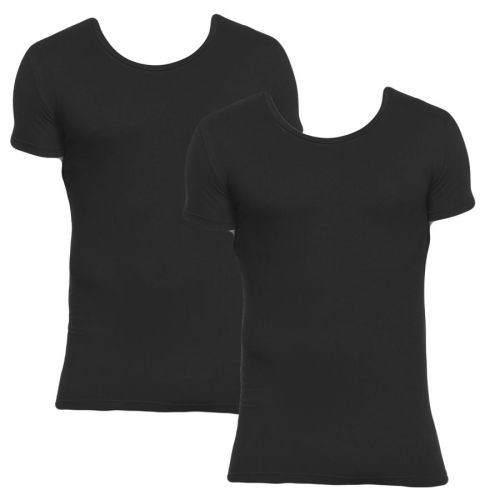 STORMEN Bamboe T-Shirt Zwart 2-pack