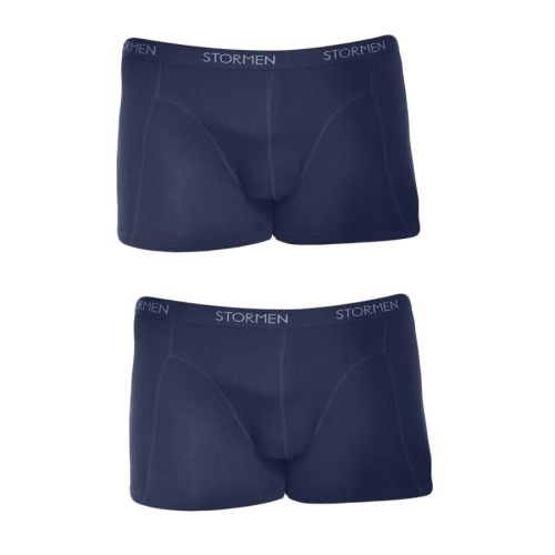 STORMEN Bamboe Boxershort Navy 2-pack