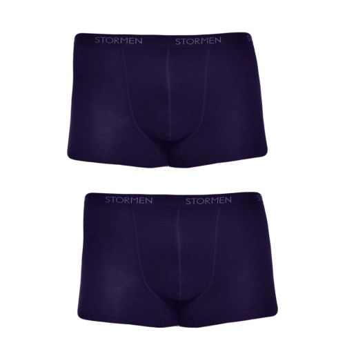 STORMEN Bamboe Trunk Boxershort Navy 2-pack
