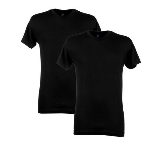 Alan Red V-Shirt West Virginia 2Pack Zwart