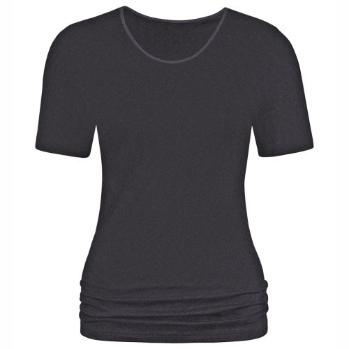 MEY Dames Emotion T-Shirt Zwart 56201