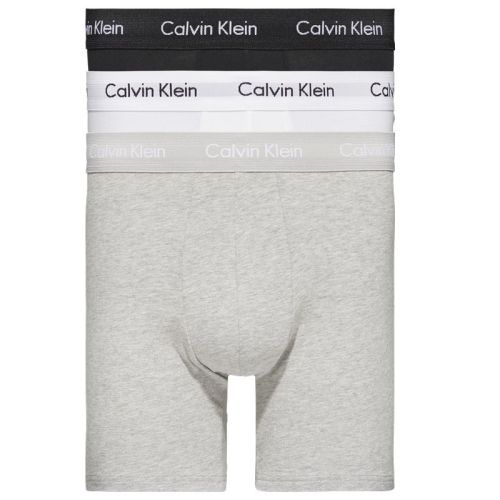 Calvin Klein Ondergoed BIG Boxer Cotton Stretch Zwart Grijs Wit