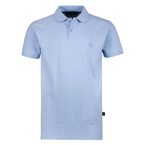 Gino Santi Heren Polo Pique Blue
