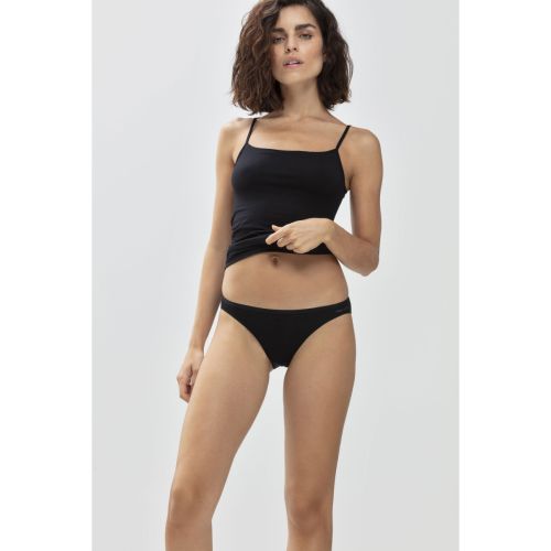 MEY Dames Mini-Slip zwart SERIE ORGANIC 29815