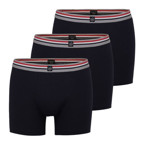 Bugatti Heren Long Pants Flexcity 3Pack Navy