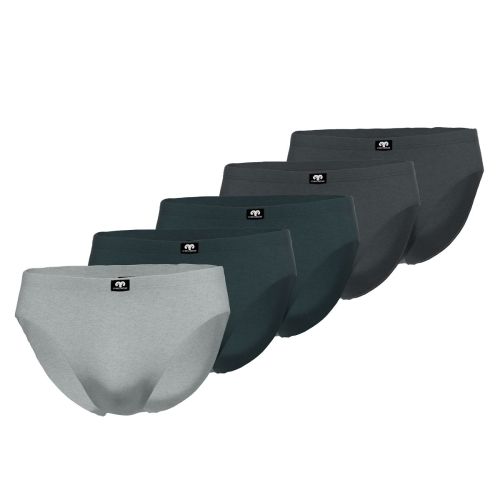 CeCeBa Heren Slip Challenger 5pack Grijs Mix