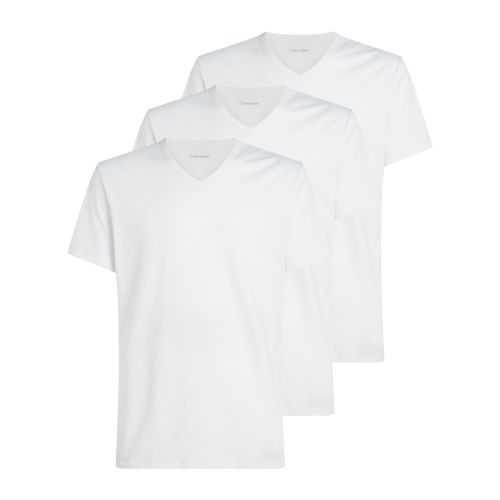 Calvin Klein Heren 3Pack T-shirt V-Neck Wit