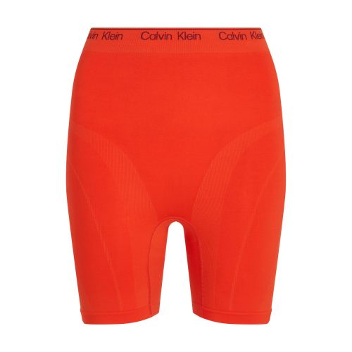 Calvin Klein Dames Shapewear Icon Cotton Seamless Mid Thigh Short 1Pack Rood