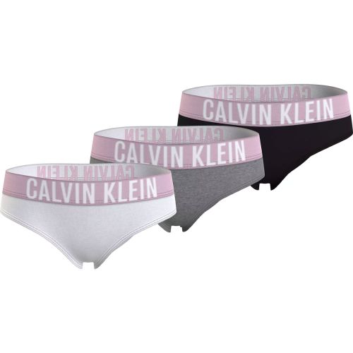Calvin Klein Meisjen 3PK BIKINI PWHITE/GREHTHR/PBLACK