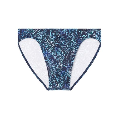 HOM Funky Styles Micro Brief Navy Print