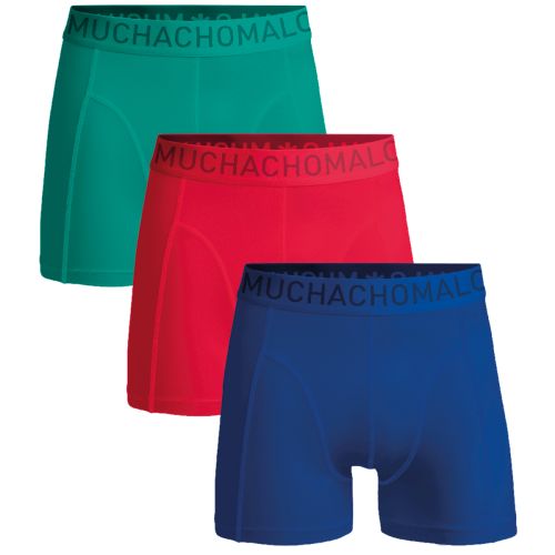 MuchachoMalo Heren Boxershorts Microfiber 3Pack Rood Groen Blauw 14