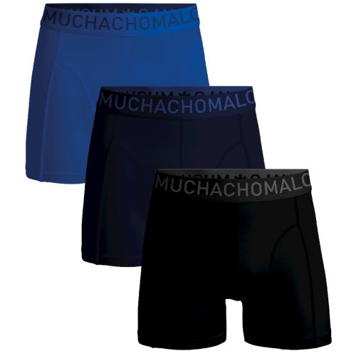 MuchachoMalo Heren Boxershorts Microfiber 3Pack Zwart Navy Blauw 15