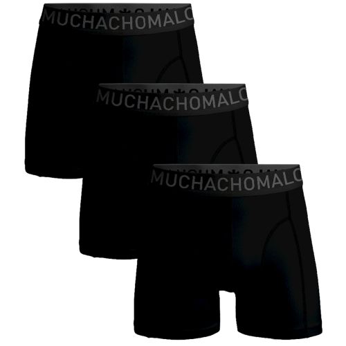 MuchachoMalo Heren Boxershorts Microfiber 3Pack Zwart 18