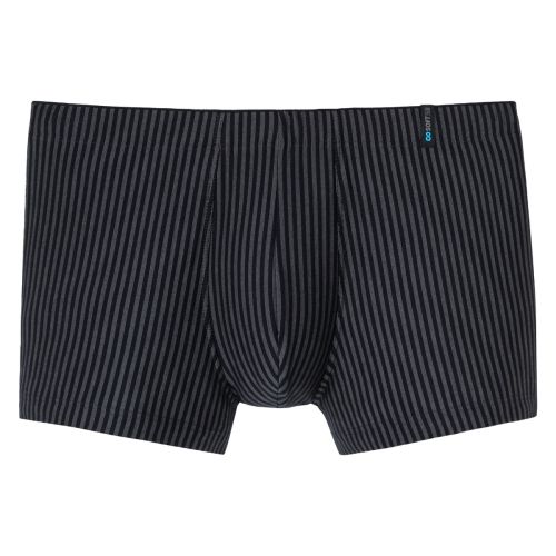 Schiesser Heren Low Rise Shorts Blauwzwart