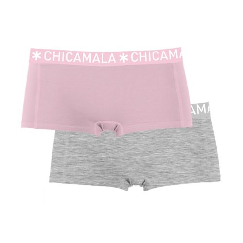 MuchachoMalo Dames Short 2Pack Solid 1215