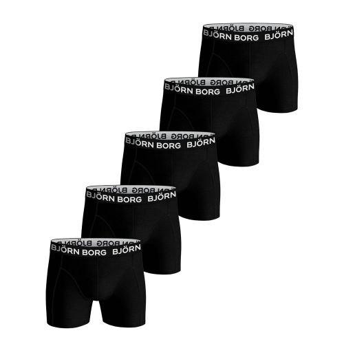 Bjorn Borg Jongens Boxershorts 5Pack CORE Zwart