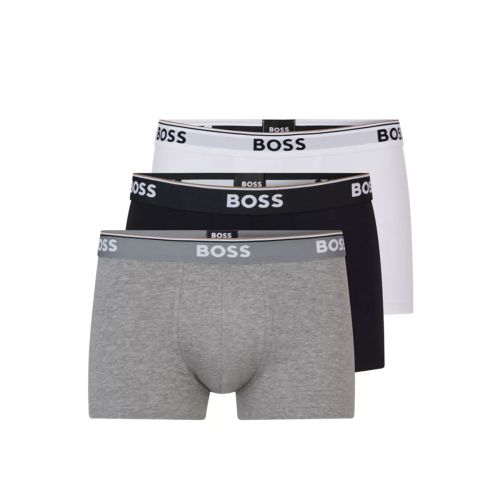 Hugo Boss Trunk Power 3Pack Zwart Wit Grijs