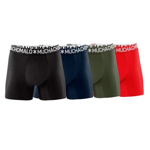 MuchachoMalo 4Pack COTTON SOLID Heren Boxershorts