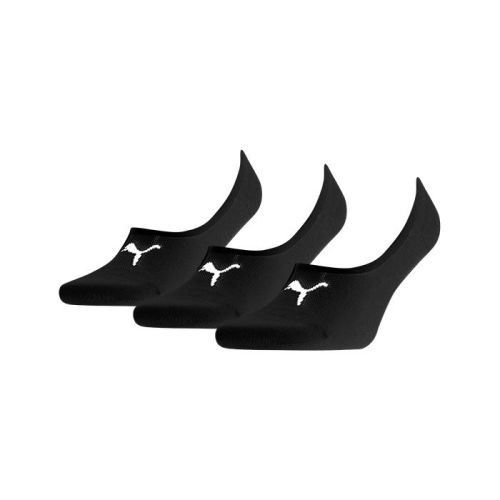 Puma unisex footie 3 paar zwart