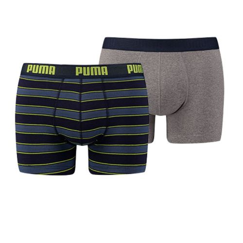Puma heren 2pack Rugby Stripe Blue Lime
