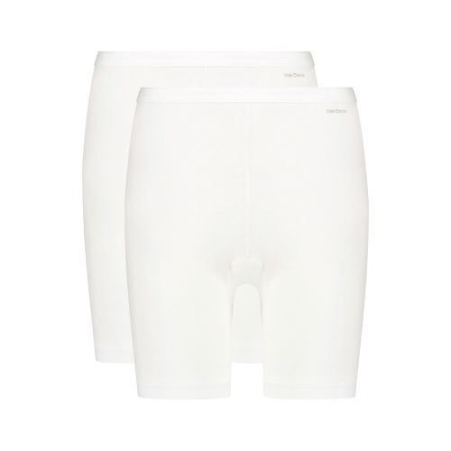 Ten Cate Dames Basics Long Shorts 2Pack Wit