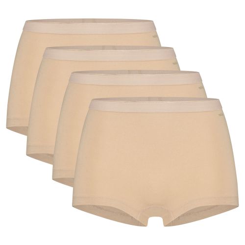 Ten Cate Dames Basics Shorts 4Pack Beige